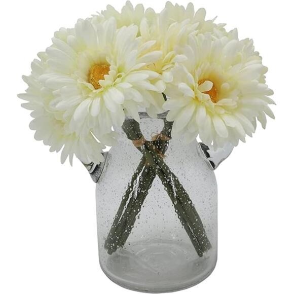 Artificial African Daisies Flowers African Daisy Silk Flowers Artificial Gerbera - Picture 7 of 7